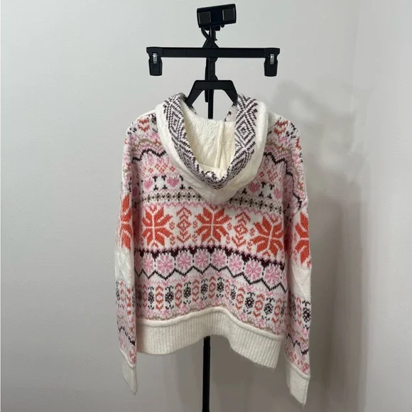 Altar'd State Pink and Orange V-Neck Sweater - Picture 8 of 8